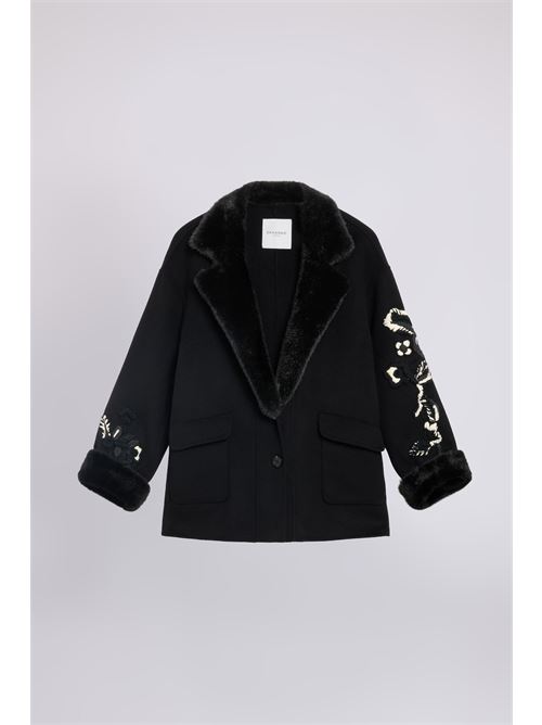 JACKET WITH EMBROIDERIES D49ED026EY2MF099 Ermanno Firenze | D49ED026EY2MF099